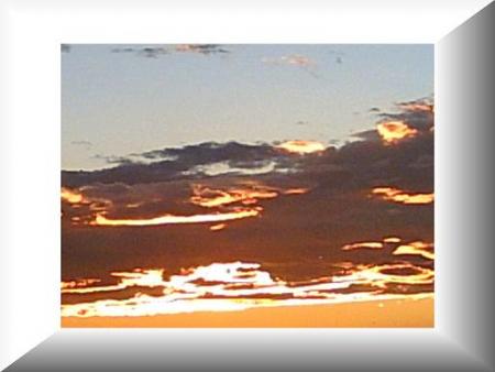 refflet deau ? ou coucher de soleil?