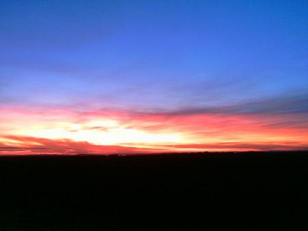 coucher de soleil
