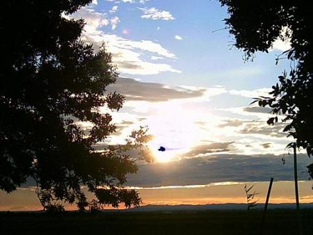 l horizon de nuages